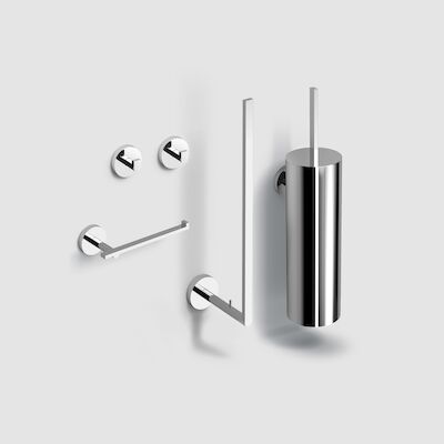 Accesoireset Toilet Clou Flat Chroom