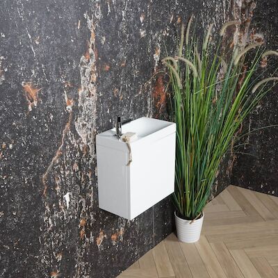 ACTIE BWS Fonteinmeubel | Paris | 40cm | Hoogglans Wit
