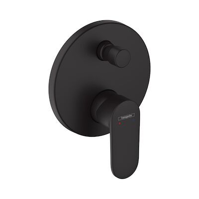 Afbouwdeel Inbouw Badmengkraan HansGrohe Vernis Blend Eengreeps Mat Zwart
