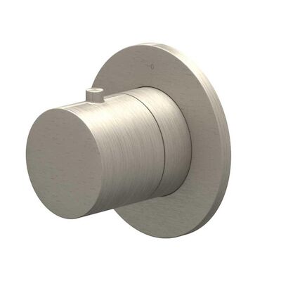 Afbouwdeel IVY Bond Flow-Through Stopkraan Symmetry Met Rond Rozet Geborsteld Nickel PVD