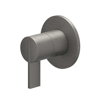Afbouwdeel IVY Pact 2-Weg Stop-Omstel Geborsteld Metal Black PVD