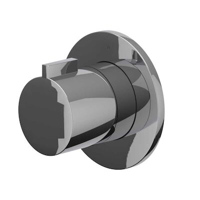 Afbouwdeel IVY Pact Inbouw Stopkraan Symmetry Met Rond Rozet Chroom