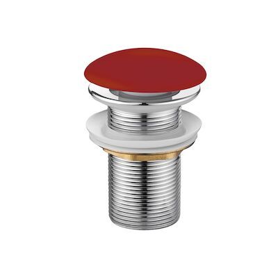 Afvoerplug Best Design Discover Keramisch 5/4″ x 80 mm Mat Donkerrood