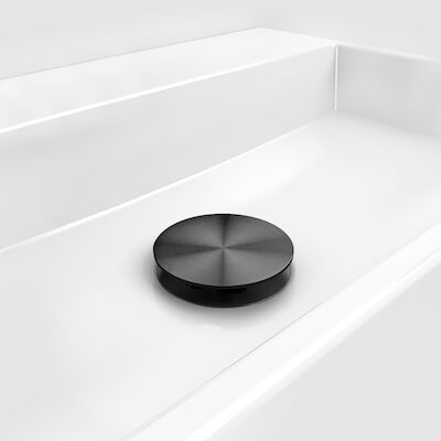 Afvoerplug Niet Afsluitbaar Clou Goud Geborsteld Gunmetal PVD