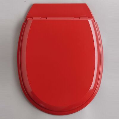 Allibert Toiletzitting Atlas 37×5,1×48,1 Rood