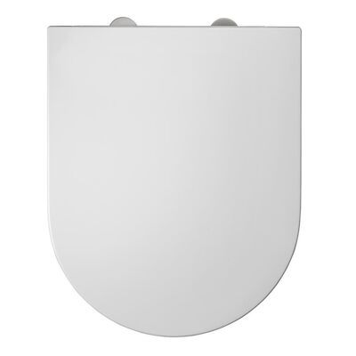 Allibert Toiletzitting Duneo 36,5×3,6×45 cm Glanzend Wit