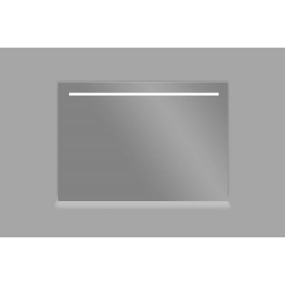Aluminium Spiegel met LED 80cm