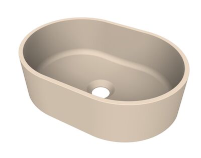 Arcqua Case Opbouw Waskom Ovaal 40×28 Mat Zand