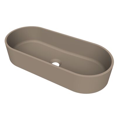 Arcqua Case Opbouw Waskom Ovaal 60×26 Mat Truffel