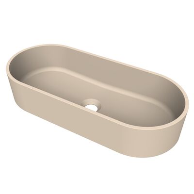 Arcqua Case Opbouw Waskom Ovaal 60×26 Mat Zand