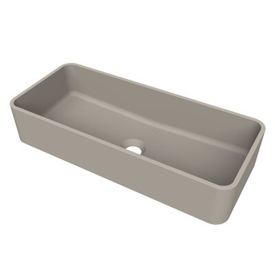 Arcqua Case Opbouw Waskom Rechthoek 60×26 Mat Klei