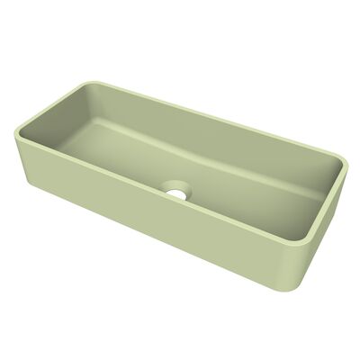 Arcqua Case Opbouw Waskom Rechthoek 60×26 Mat Pastel Groen