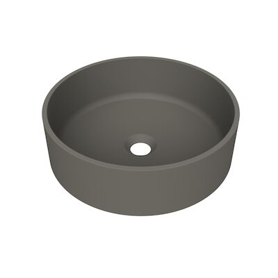 Arcqua Case Opbouw Waskom Rond 40 Mat Quartz Grijs