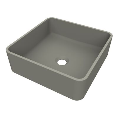 Arcqua Case Opbouw Waskom Vierkant 37×37 Mat Beton