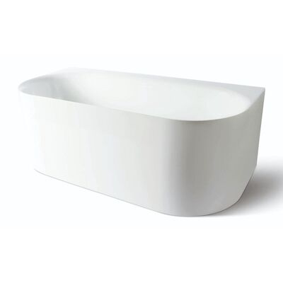 Back To Wall Bad Luca Sanitair Primo Acryl 170x80x60 cm Incl. Afvoerset Glans Wit