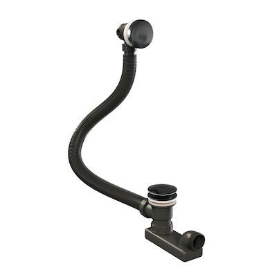 Badafvoer met Overloop Brauer Gunmetal Edition Geborsteld Gunmetal