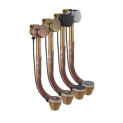 Badafvoer met Vulcombinatie Salenzi Giro Gegalvaniseerd Geborsteld Koper ø48 mm OUTLET