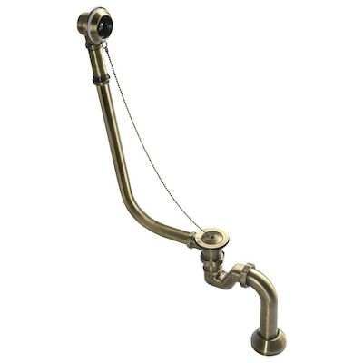 Badafvoer Sapho Charleston Inclusief Sifon Messing Goud 52 mm