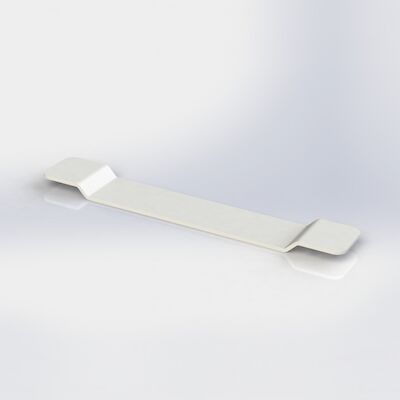 Badbrug BWS Solid Surface 90×20 cm Mat Wit
