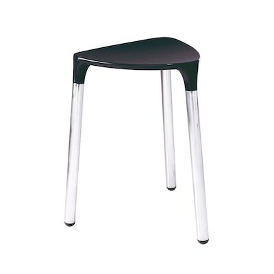 Badkamer Kruk Sapho Yannis 37×43.5×32.3 cm Zwart / Chroom
