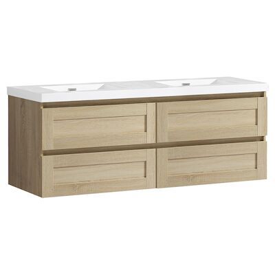 Badkamermeubel Differnz Reno FSC 119.5×45.5×55 cm Eiken