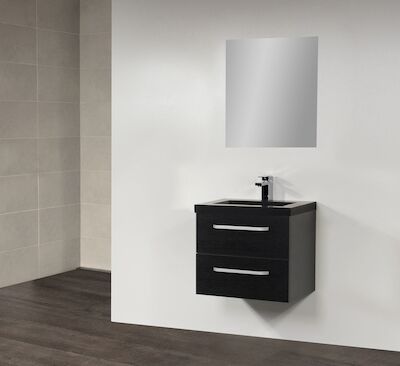 Badkamermeubel Exclusive CoreStone 60 cm Black Wood