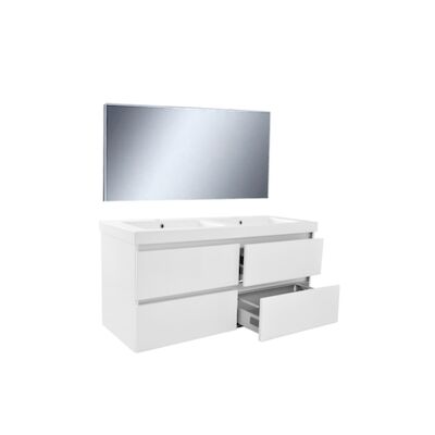 Badkamermeubel Wiesbaden Vision 120×46 Wit (4 laden)