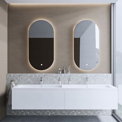 Badkamermeubelset BWS Anubis 160cm 2 Laden Mat Wit Met Wastafel (Naar Keuze)