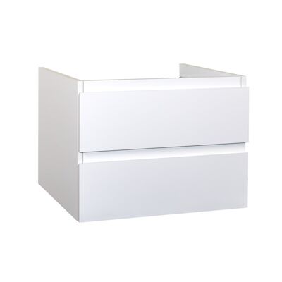 Badkamermeubelset BWS Sally 100 cm Twee Soft-Close Lades Hoogglans Wit