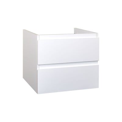 Badkamermeubelset BWS Sally 60 cm Twee Soft-Close Lades Hoogglans Wit