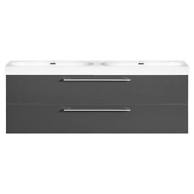 Badkamermeubelset Differnz Somero Met Keramiek Wastafel 120 cm Antraciet