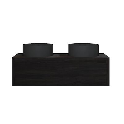 Badkamermeubelset Gliss Ares 140 cm Met Waskom Charcoal