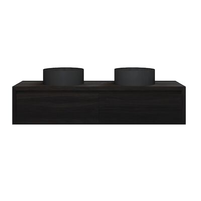 Badkamermeubelset Gliss Ares 180 cm Met Waskom Charcoal