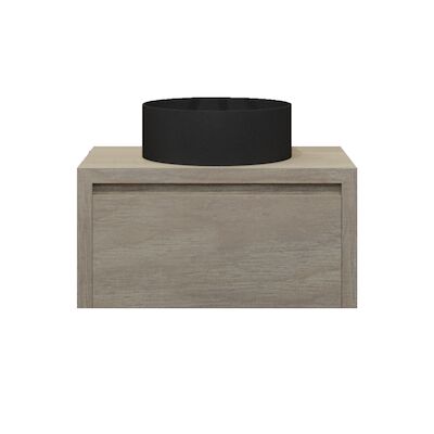 Badkamermeubelset Gliss Ares 60 cm Met Waskom Corn Silk