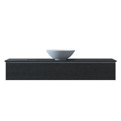 Badkamermeubelset Gliss Design Calypso 120 cm Zwart Eiken