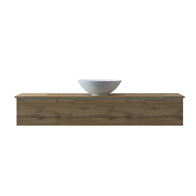Badkamermeubelset Gliss Design Calypso 140 cm Rustiek Eiken