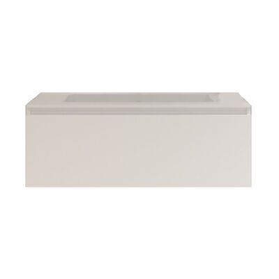 Badkamermeubelset Gliss Eros 90 cm Met Wastafel Mat Wit