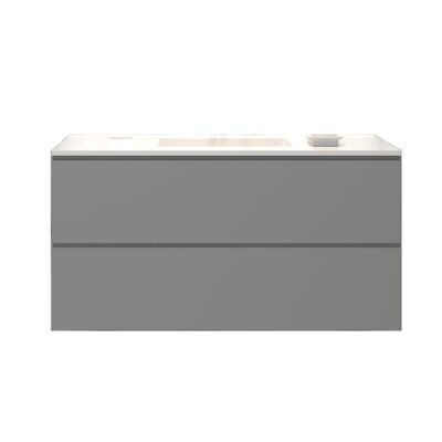 Badkamermeubelset Gliss Hermes 100 cm Beton Grijs