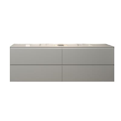 Badkamermeubelset Gliss Hermes 140 cm Hoogglans Wit