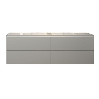 Badkamermeubelset Gliss Hermes 180 cm Hoogglans Wit