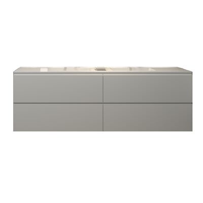 Badkamermeubelset Gliss Hermes 200 cm Hoogglans Wit