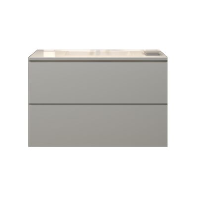 Badkamermeubelset Gliss Hermes 80 cm Mat Wit