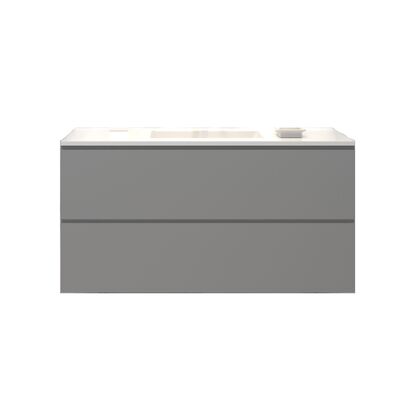 Badkamermeubelset Gliss Hermes 90 cm Beton Grijs