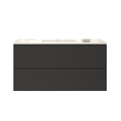 Badkamermeubelset Gliss Zeus 100 cm Mat Zwart
