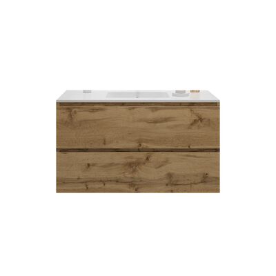 Badkamermeubelset Gliss Zeus 100 cm Rustiek Eiken