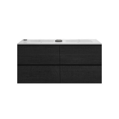 Badkamermeubelset Gliss Zeus 120 cm Zwart Eiken