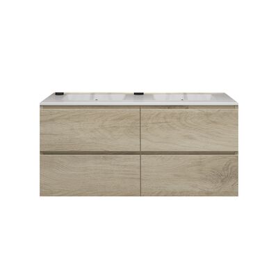 Badkamermeubelset Gliss Zeus 140 cm Licht Grijs Eiken