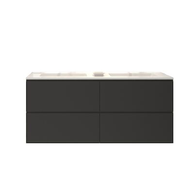 Badkamermeubelset Gliss Zeus 140 cm Mat Zwart