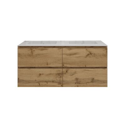 Badkamermeubelset Gliss Zeus 140 cm Natuur Eiken