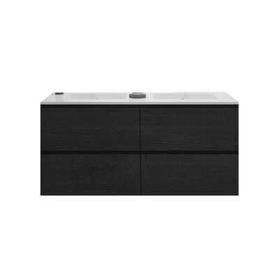 Badkamermeubelset Gliss Zeus 140 cm Zwart Eiken